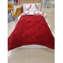 ETE HOMETEX TEK KİŞİLİK LÜX WELSOFT YORGAN SETİ LOVE BORDO 155X215CM 8696474231966